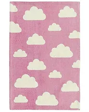 Lastenmatto GWALIJAR Vaaleanpunainen 60 x 90 cm Puuvilla_1179615