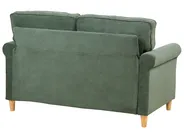 Living Room Set 5 Seater RONNEBY Corduroy Dark Green_901435