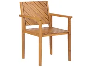 Garden Dining Set 4 Seater BARATTI Acacia Wood Brown_868999