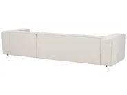 Corner Sofa 3 Seater VERNON Fabric Light Beige Left Hand_887781