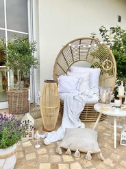 Lantern TAHITI 72 cm Bamboo Natural_808968