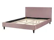 Bed Velvet FITOU 140 x 200 cm (EU Double) Pink_900385