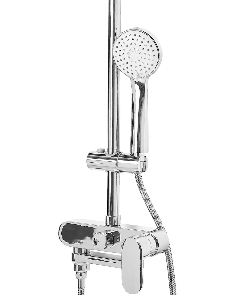 Duschblandare med regndusch GURARA Silver_797927