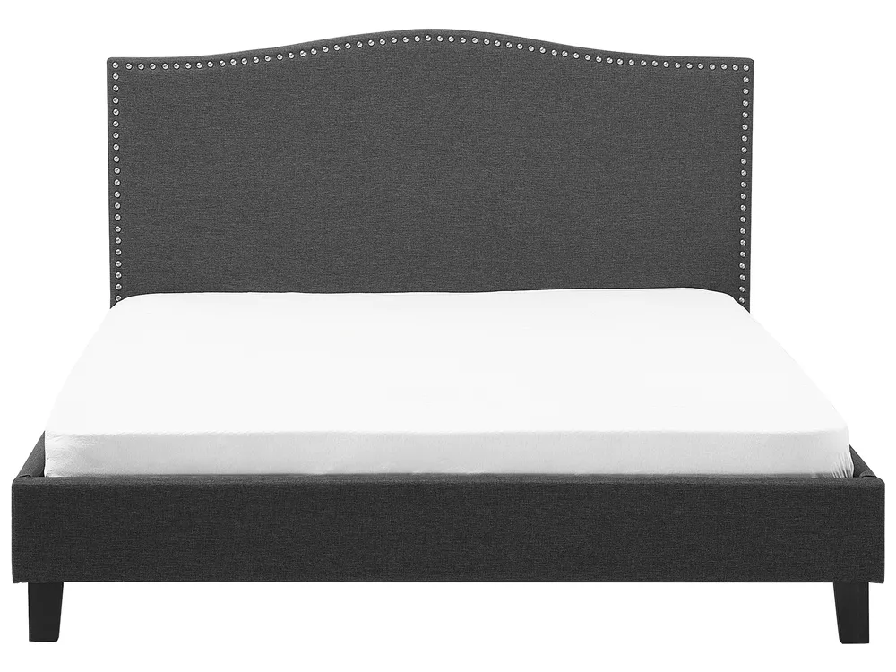 Bed Fabric MONTPELLIER 180 x 200 cm (EU Super King) Dark Grey_708976