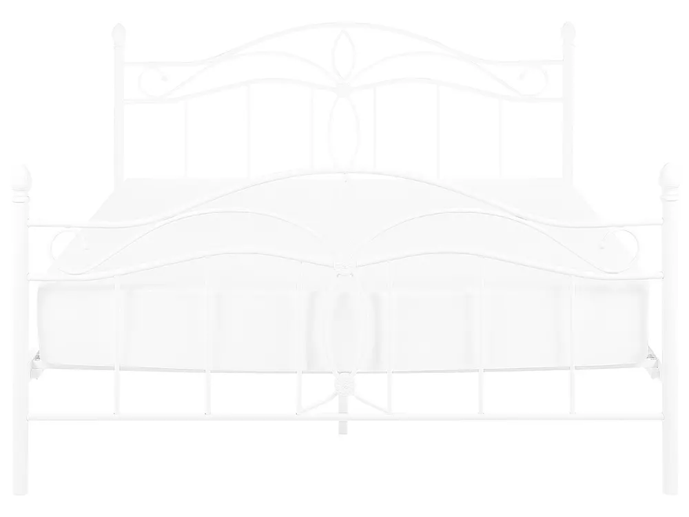 Bed Metal ANTLIA 140 x 200 cm (EU Double) White_806591