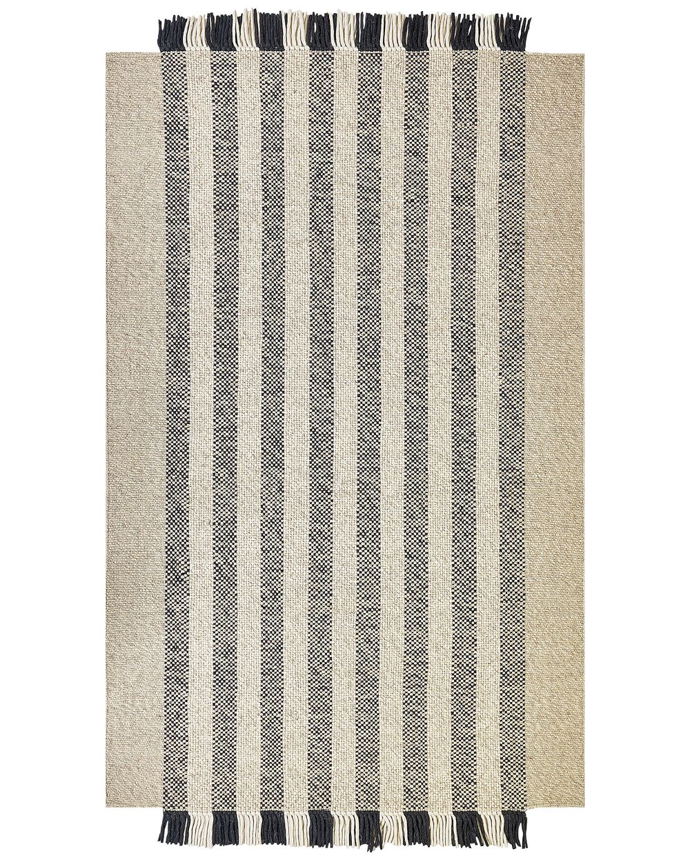Matta TACETTIN Vit 160 x 230 cm Ull