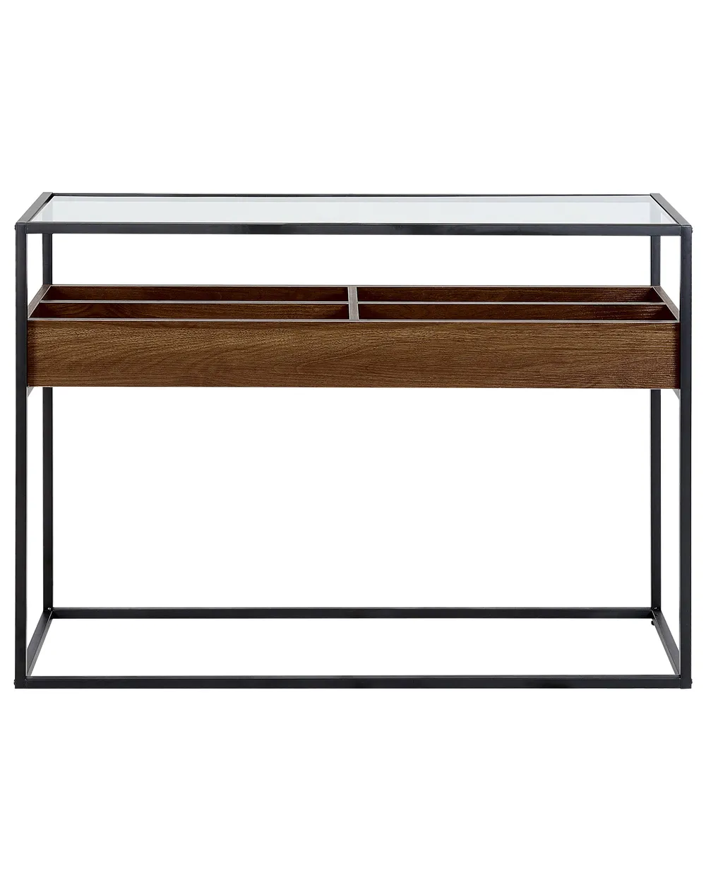 Console Table WACO Tempered Glass Black_825577