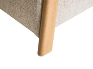 Klädd förvaringsbänk EDLAND Beige_1038283