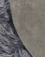 Faux Fur Rug MAMUNGARI Dark Grey 60 x 180 cm_822122