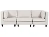 Modular Sofa 3 Seater UNSTAD Fabric Light Beige