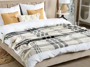 Blanket YUVALI Cotton 130 x 170 cm White_1078598