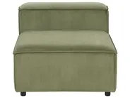 Modular Corner Sofa 4 Seater ARDAL Corduroy Green Left Hand_947360