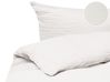 Duvet Cover Set SUMNER 150 x 200 cm Cotton Muslin Off-White