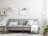 Sofa Bed 3 Seater RONNE Fabric Light Grey