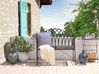 Garden Bench MILAZZO 130 cm Metal Black