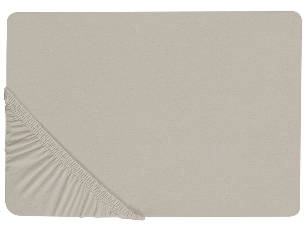 Formsydd laken JANBU 140 x 200 cm Bomull Gråbrun