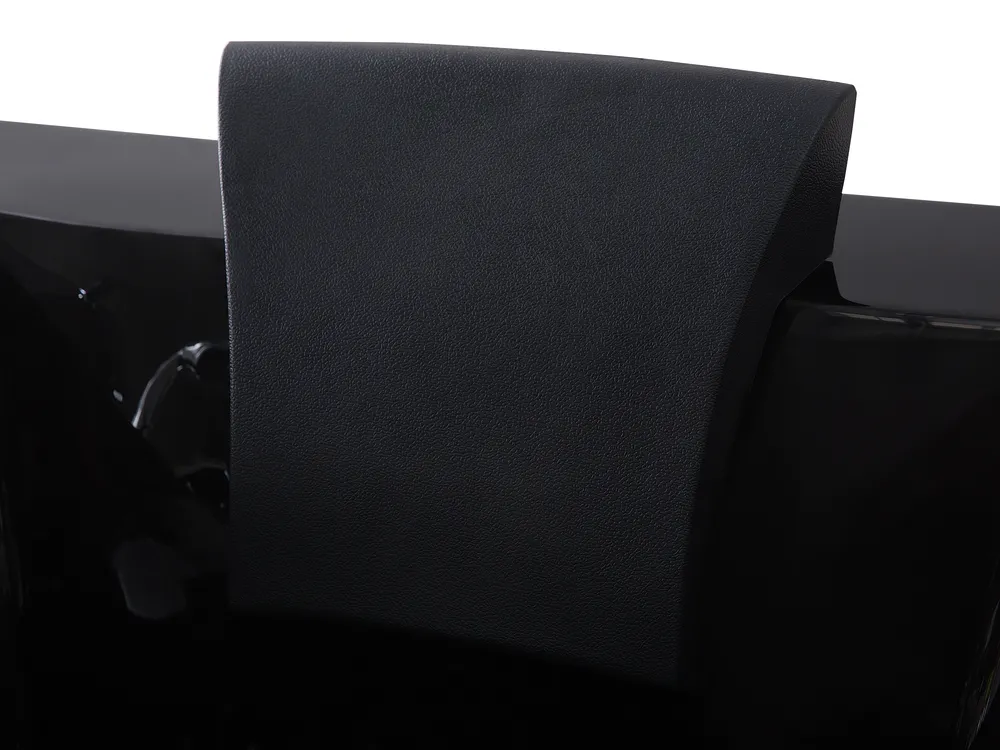 Corner Hot Tub with LED VARADERO 1830 x 900 mm Black Right Hand_705116