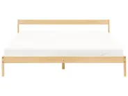 Bed Pine Wood MADONE 180 x 200 cm (EU Super King) Light Brown_1131116