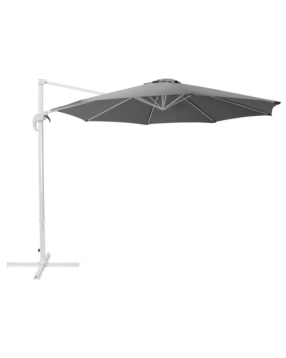 Cantilever Parasol 300 cm SAVONA Dark Grey Grey