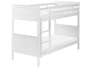 Bunk Bed Pine Wood ALBON 90 x 200 cm (EU Single) White_711239