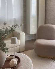 Armchair LOVIISA Boucle Beige_994296
