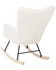 Rocking Chair OULU Boucle White_855481