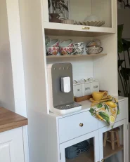 Glass Display Cabinet PARLIN 82 cm White_933575