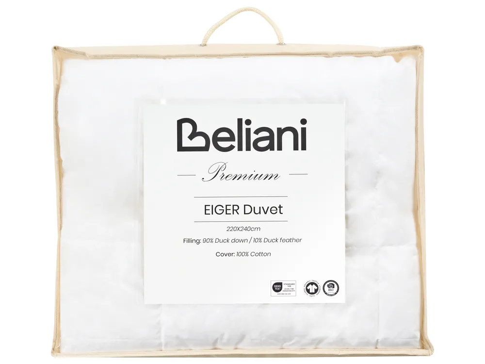 Duvet Duck Down 8 TOG Medium Warm EIGER 220 x 240 cm_1023224