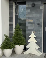 Outdoor Decoration LED EDASJON 95 cm Christmas Tree White_1047290