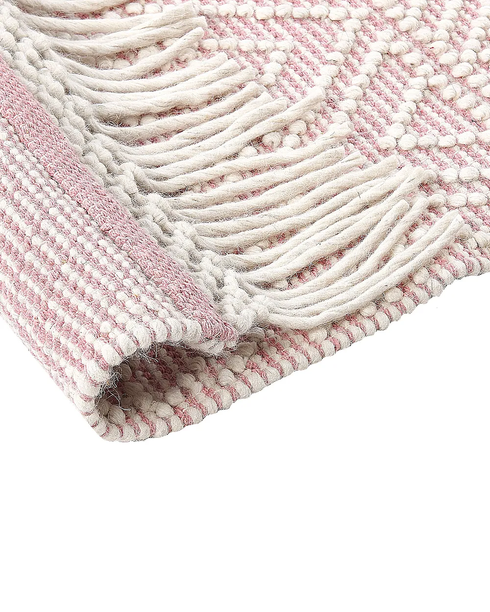 Rug ADANA Pink 200 x 300 cm Wool_856174