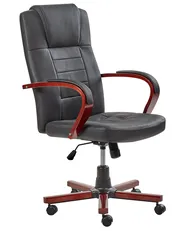 Massage Chair DIAMOND with Heating Leather Black_868468