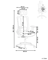 Office Chair ENSO Fabric Black_1092378