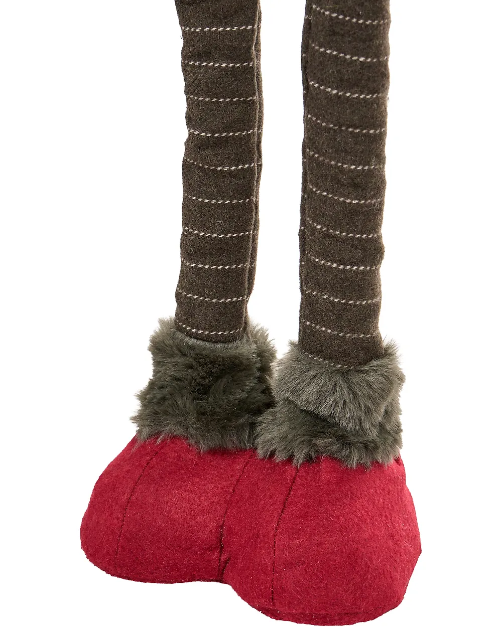 Sett med 2 juledekorasjoner SAARIOINEN 50-60/62-72 cm Nisse Rød/grønn_1175051