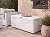 Storage Box MODENA 158 cm 63 cm PE Rattan White