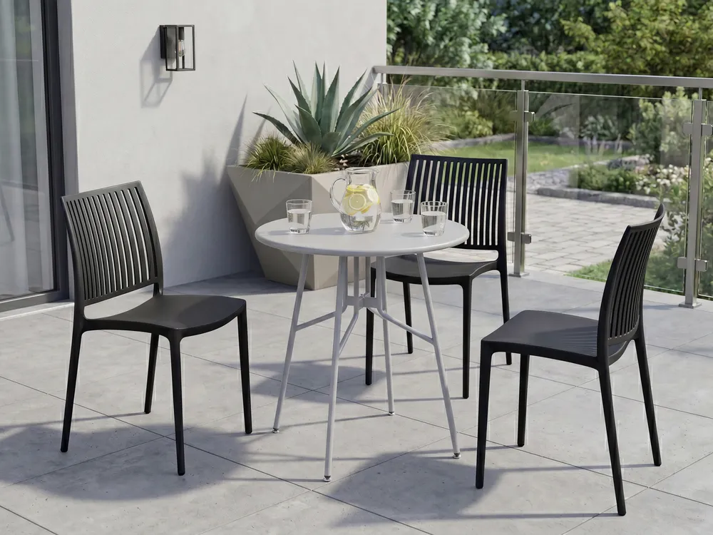 Bistro Table TALTAL 64 cm 64 cm Metal Grey