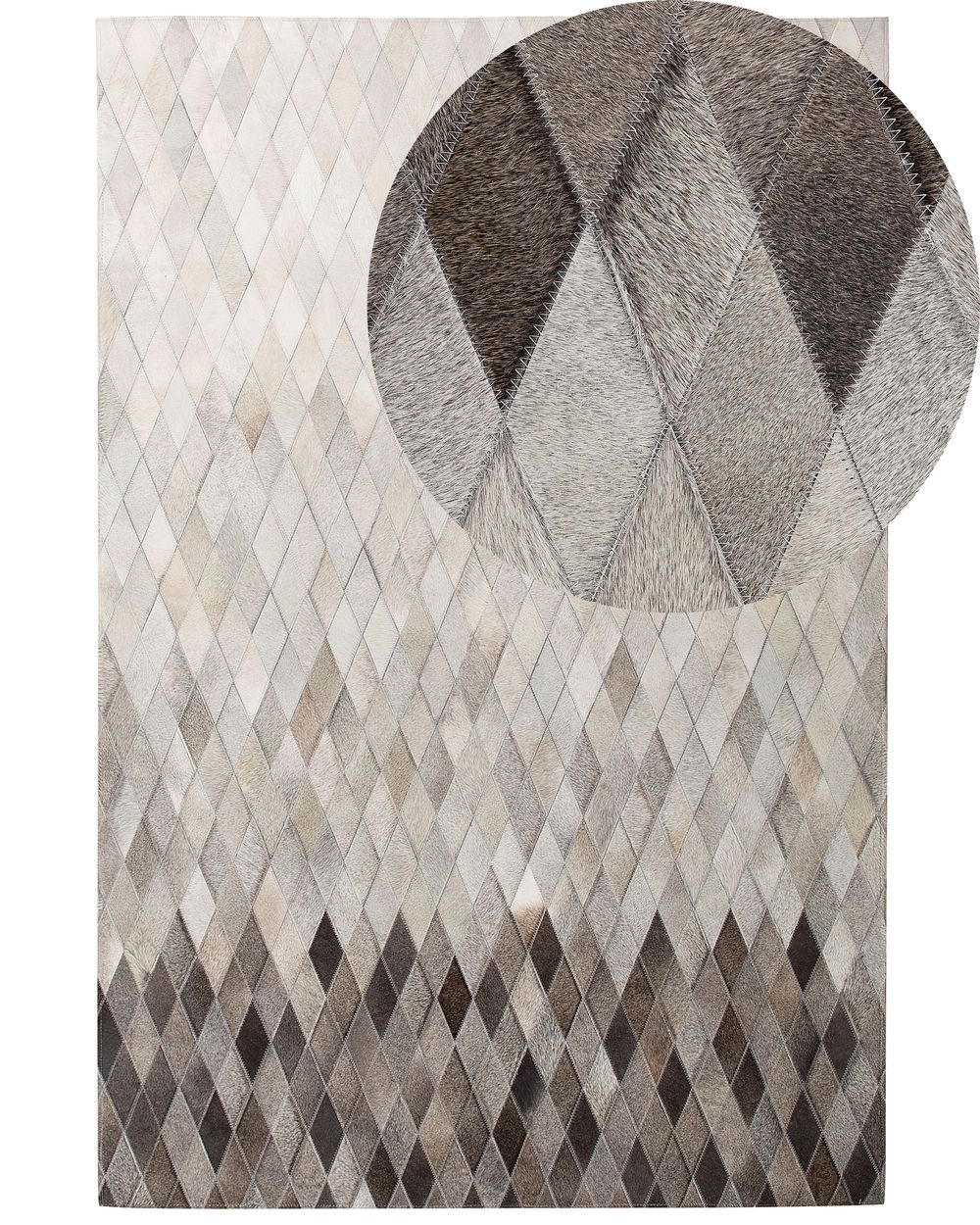 Matto MALDAN Beige 140 x 200 cm Nahka