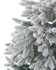 Artificial Snowy Christmas Tree FORAKER 180 cm White_783311