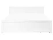 Bed with 2 Drawers SABRAN Pine Wood White 180 x 200 cm (EU Super King)_1061325