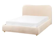Ottoman Bed BLAGNAC Boucle Light Beige 140 x 200 cm (EU Double)_1009293