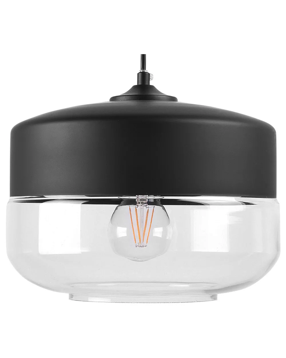 Pendant Lamp MURRAY Glass Black