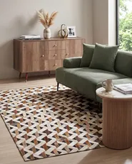 Rug TUGLU Brown 140 x 200 cm Leather_758318
