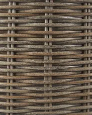 Set med 2 växtkorgar i rotting BITOLA 40/48 cm Konstrotting Brun_771267