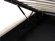 Ottoman Bed GRASSE Fabric Light Beige 180 x 200 cm (EU Super King)_1056367
