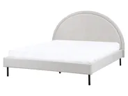 Säng med lamellram MARGUT 160 x 200 cm Ljusgrå_971366