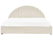 Säng med förvaring CHADENET Bouclé Off-White 180 x 200 cm_1183970