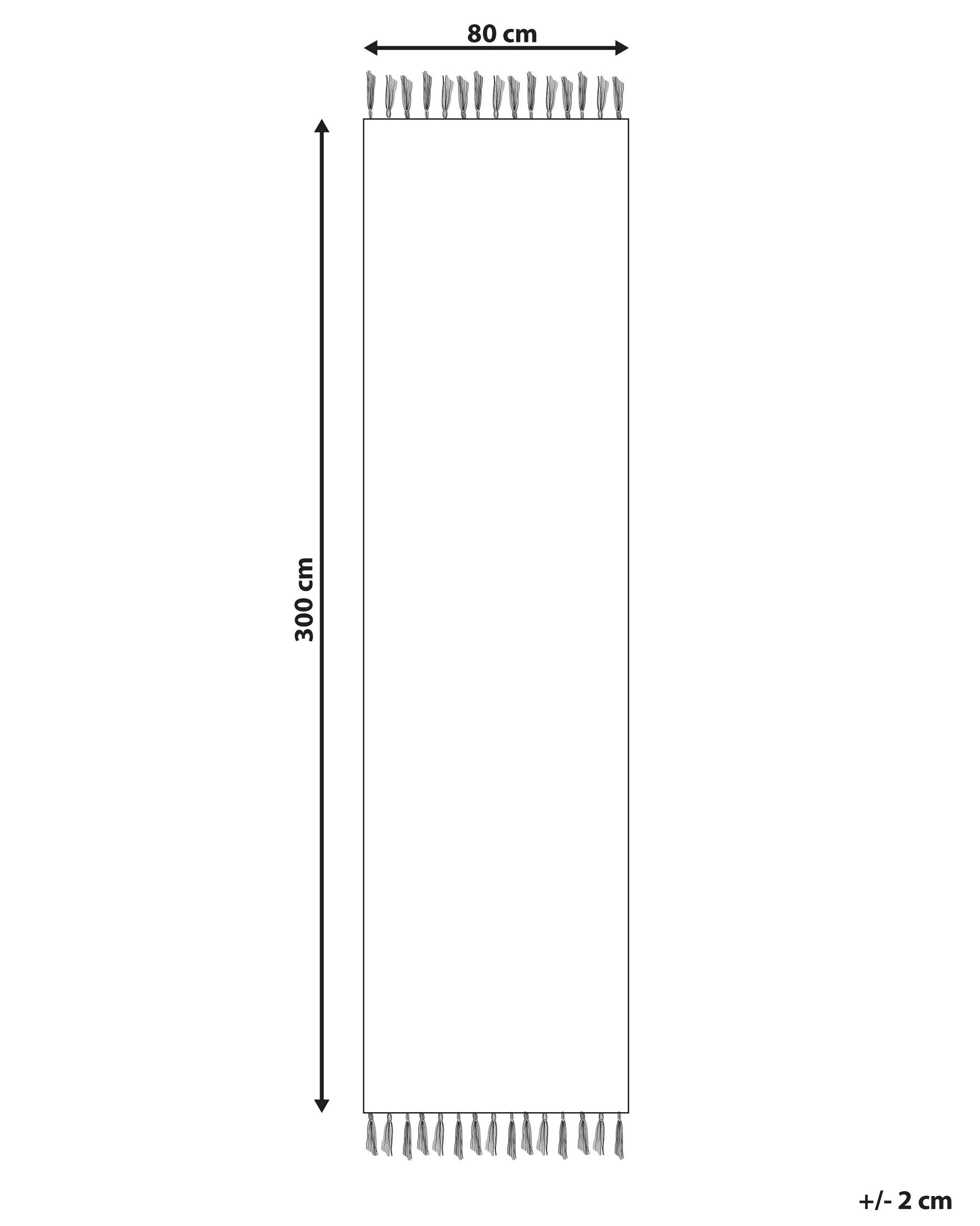 Matta ATAN Flerfärgad 80 x 300 cm Kelim Bomull_869103