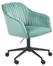 Desk Chair VENICE Velvet Mint Green_868442