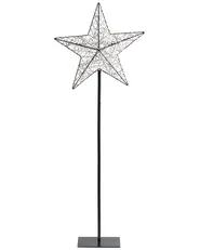 Ulkokoriste LED-valo SANNAN 110 cm Tähti Musta_1031824