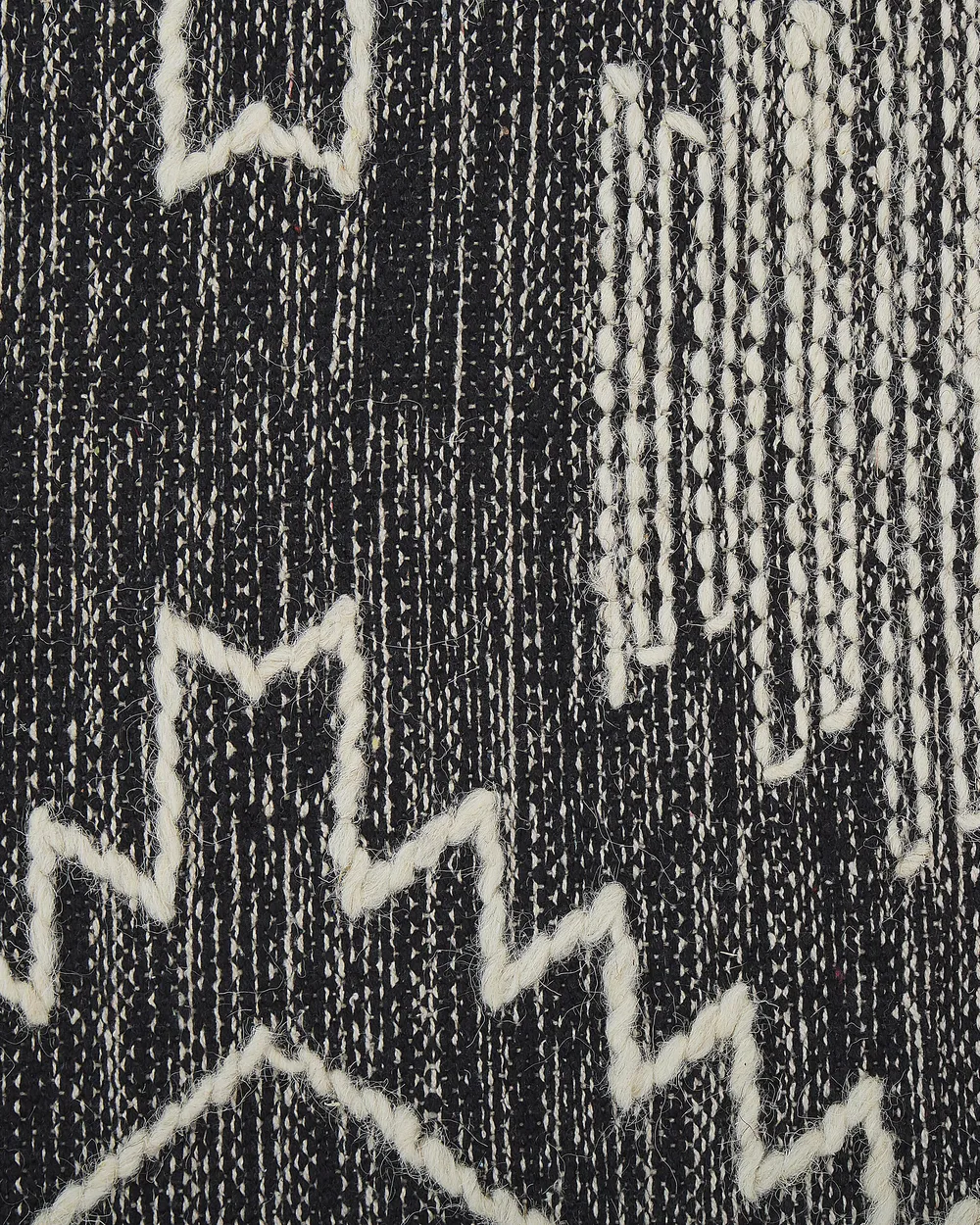 Rug ARBAA Black 160 x 230 cm Cotton_831327