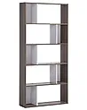Kirjahylly 5 tasoa ORILLA 174 cm Tummanruskea
